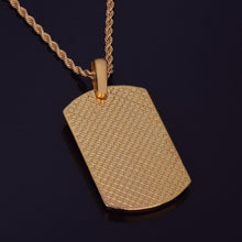 Load image into Gallery viewer, ICED Dog Tag Pendant