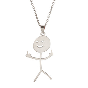 F You Funny Doodle Pendant