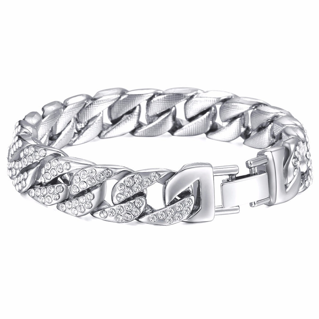 Iced Out Cuban Link Bracelet